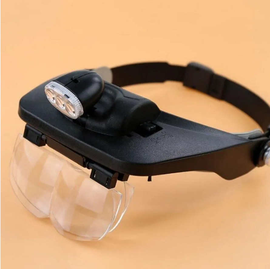 Лупа-очки с подсветкой MG81001-A Бинокуляр. Супер-цена! - фото 1 - id-p181713013