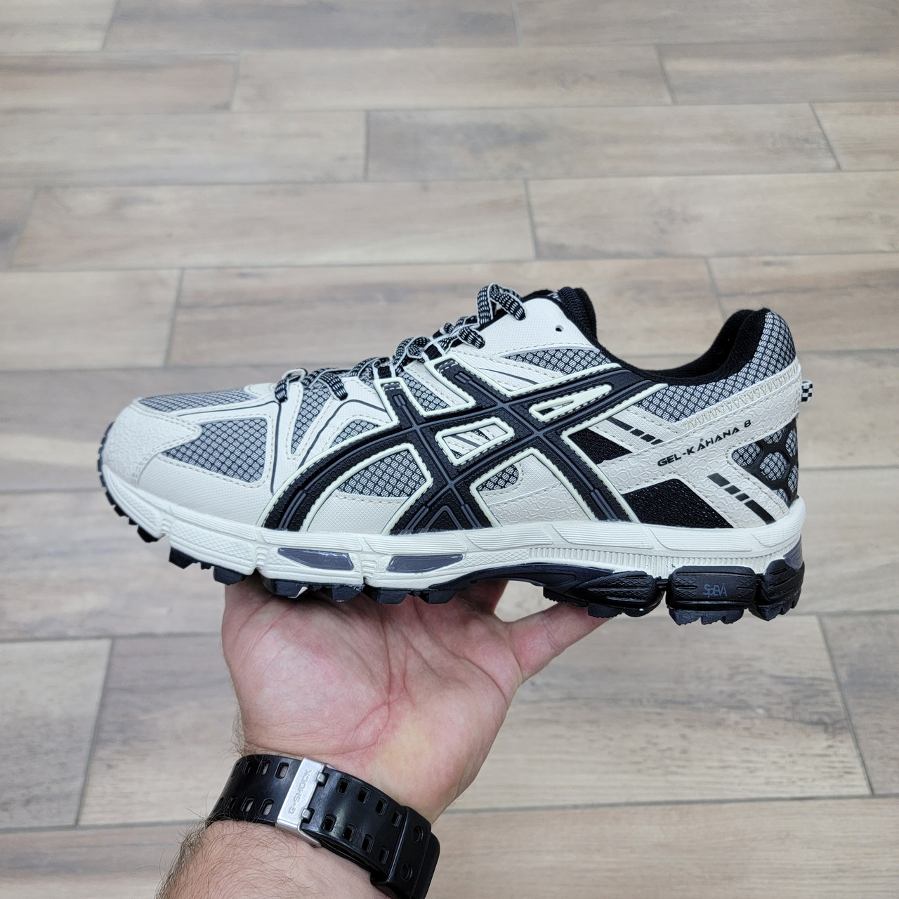 Кроссовки Asics Gel Kahana 8 Beige Black Thermo