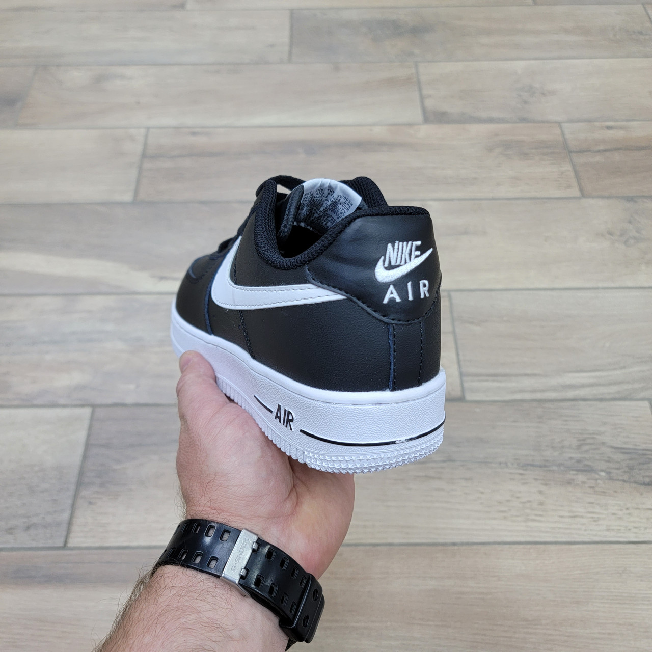 Кроссовки Nike Air Force 1 Low Black White Gum - фото 5 - id-p31800594