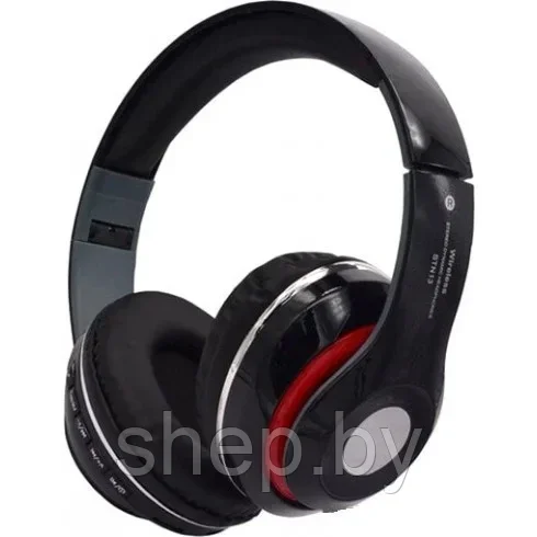 Беспроводные наушники STN-13 полноразмерные ( Bluetooth, FM) цвет: черный, красный, синий - фото 1 - id-p218975785