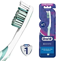 Oral-B 3D White Whitening Отбеливающая Medium / Средней Жесткости 1 шт. Зубная щетка мануальная / механическая