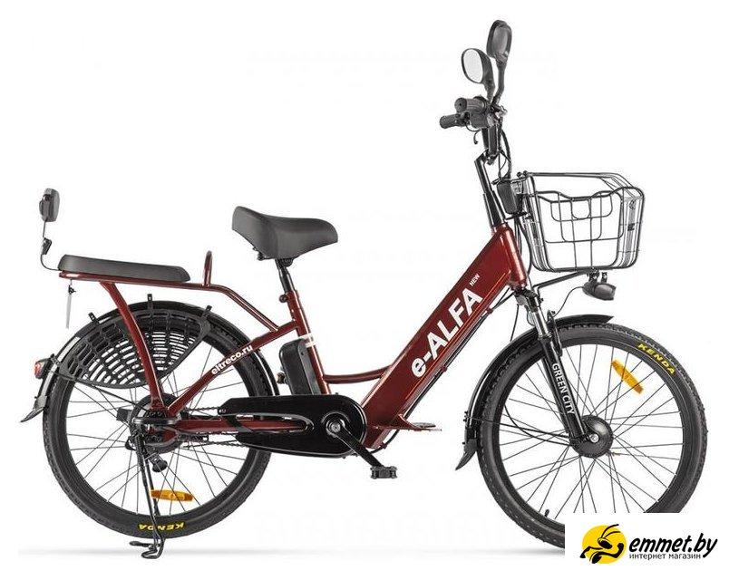 Электровелосипед Eltreco Green City E-Alfa New (коричневый) - фото 1 - id-p219015717