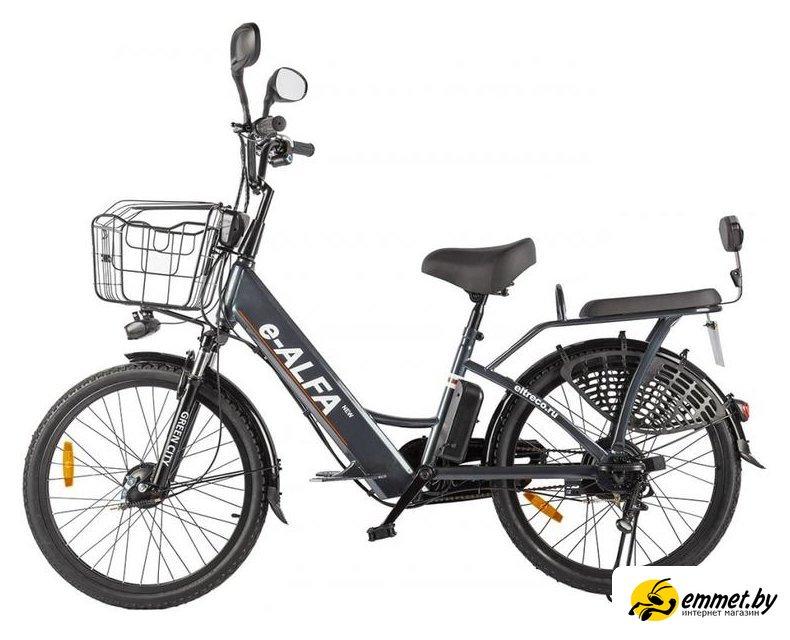 Электровелосипед Eltreco Green City E-Alfa New (коричневый) - фото 3 - id-p219015717