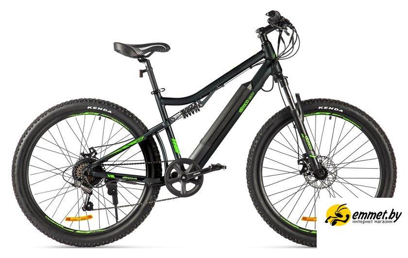 Электровелосипед Eltreco Walter 2022 (черный/зеленый) - фото 1 - id-p219015718
