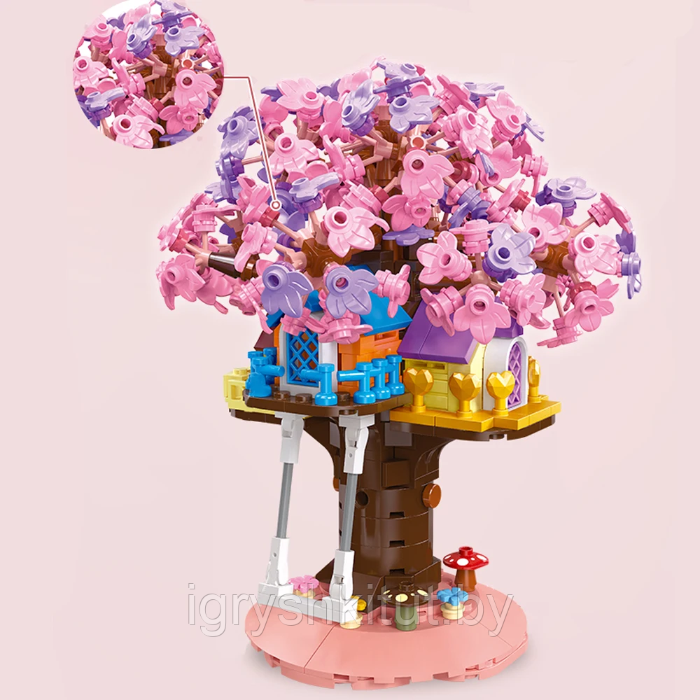 Детский конструктор для девочек JIE STAR "Романтический город", 628 деталей аналог Лего Lego - фото 1 - id-p219017189