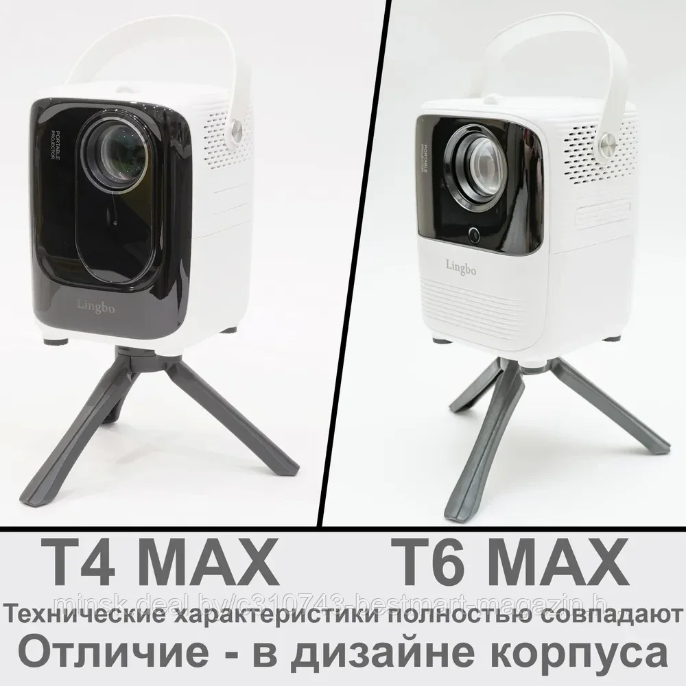 Проектор Lingbo T6 | T8 | T10 MAX - фото 3 - id-p219017149