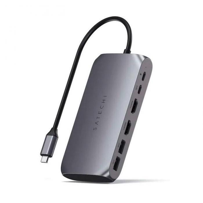 Док-станция Satechi Multimedia Adapter M1 Space Grey ST-UCM1HM