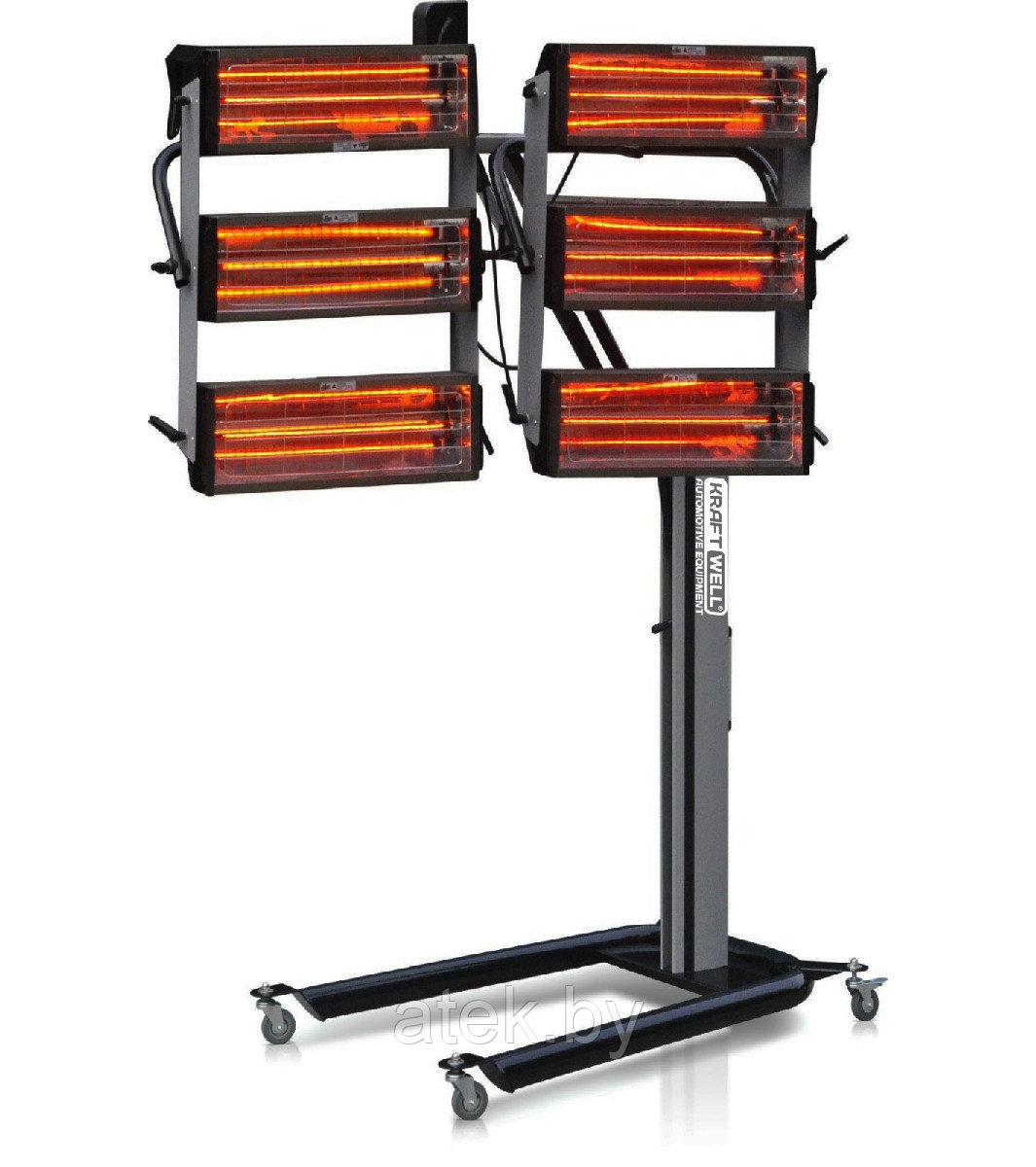 Инфракрасная сушка на стойке, 6 софитов KraftWell арт. KRW-IR6A