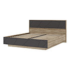 Модульная спальня Даллас - Композиция 1 - Дуб Каньон / Софт Графит (Стендмебель), фото 6