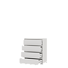 Комод Хелен КМ-02 (802 4 ящика) - Белый (Стендмебель), фото 3