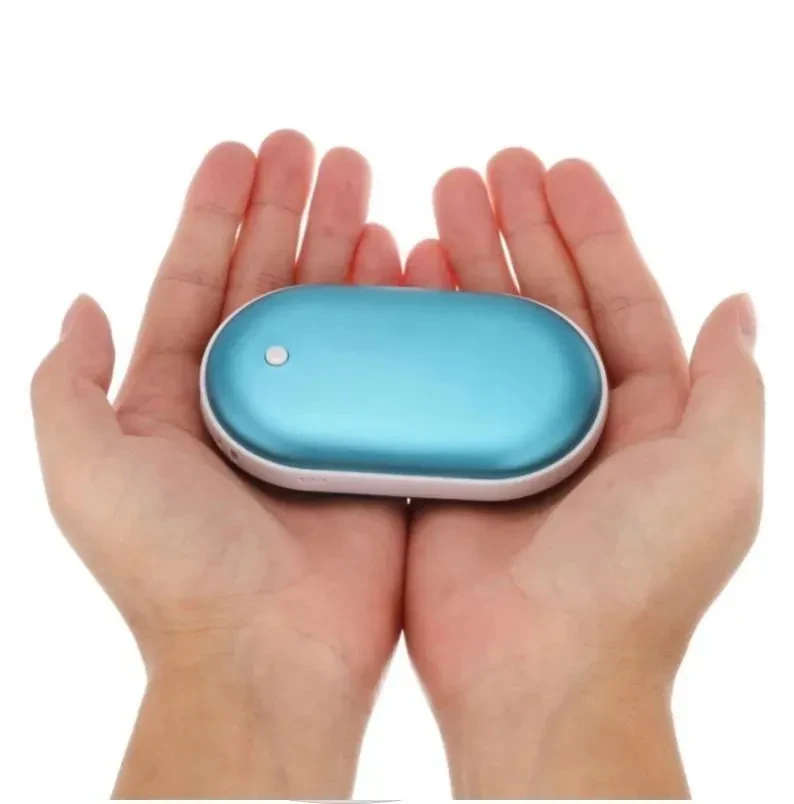 Грелка для рук и аккумулятор Power Bank Pebble Hand Warmer 5000 мАч - фото 3 - id-p219020196