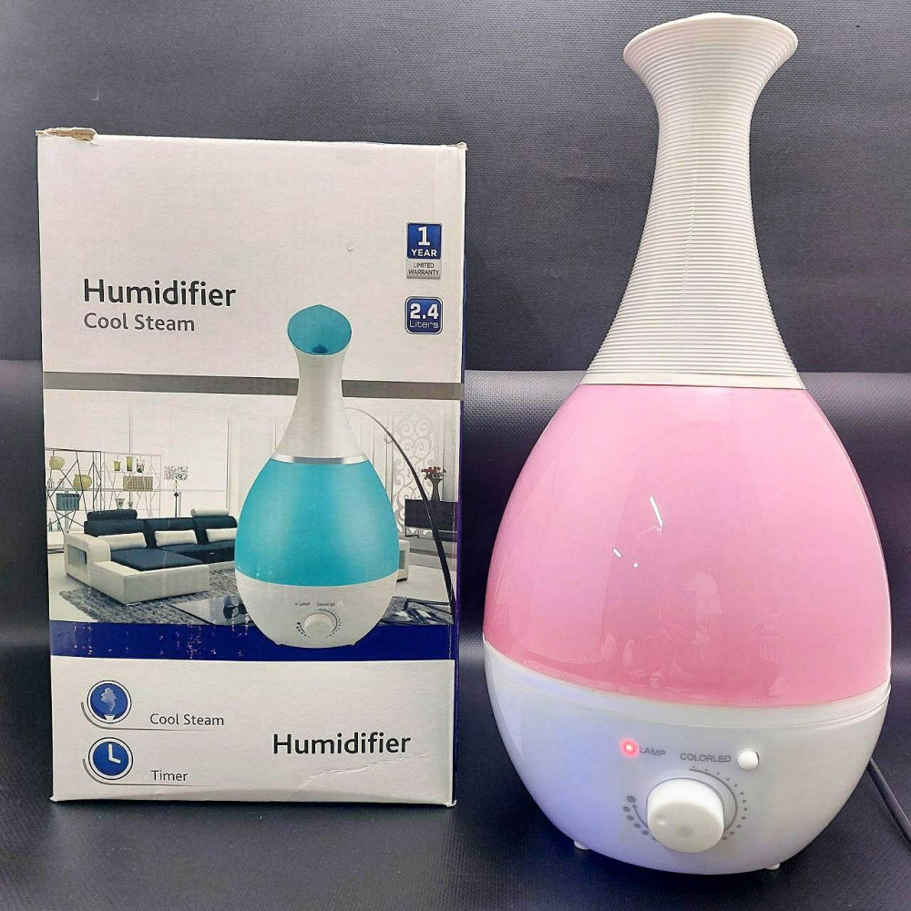 Увлажнитель воздуха Cool Steam Humidifier, резервуар 2,4 литра с подсветкой 220V - фото 3 - id-p215122311