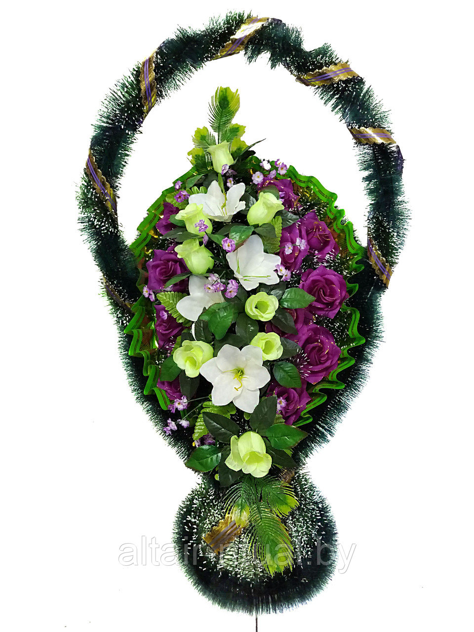 Корзина ритуальная Стрела h- 115 см