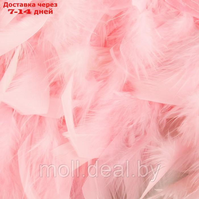 Тесьма с перьями 13-17см*5±0,5м индейка розовый №01 АУ - фото 4 - id-p218977127