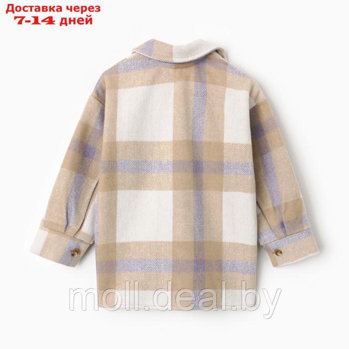 Рубашка детская KAFTAN утепеленная, р. 30 (98-104), бежевая - фото 5 - id-p219014903