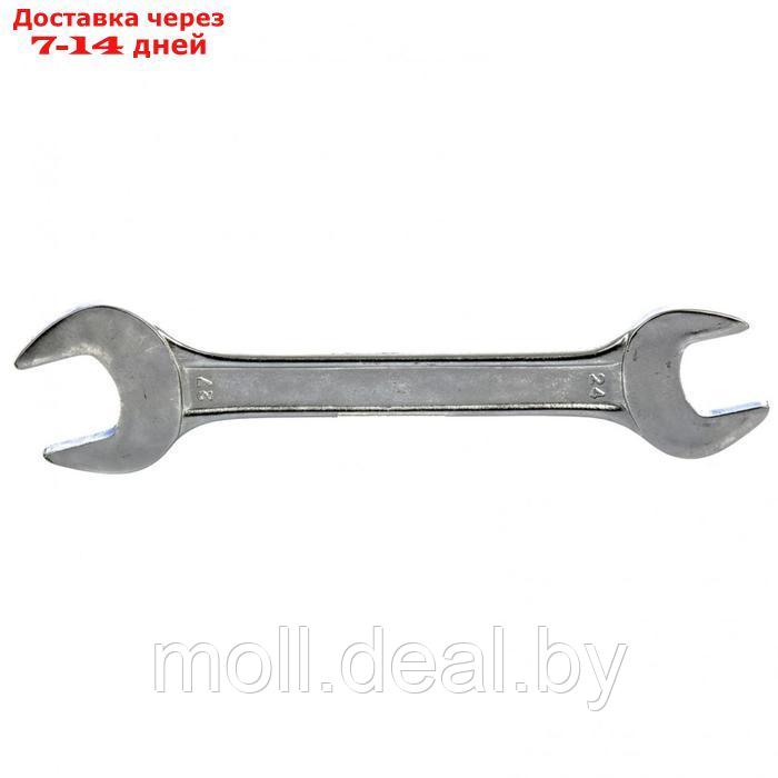Ключ рожковый Sparta 144775, хромированный, 24 х 27 мм - фото 1 - id-p218953176