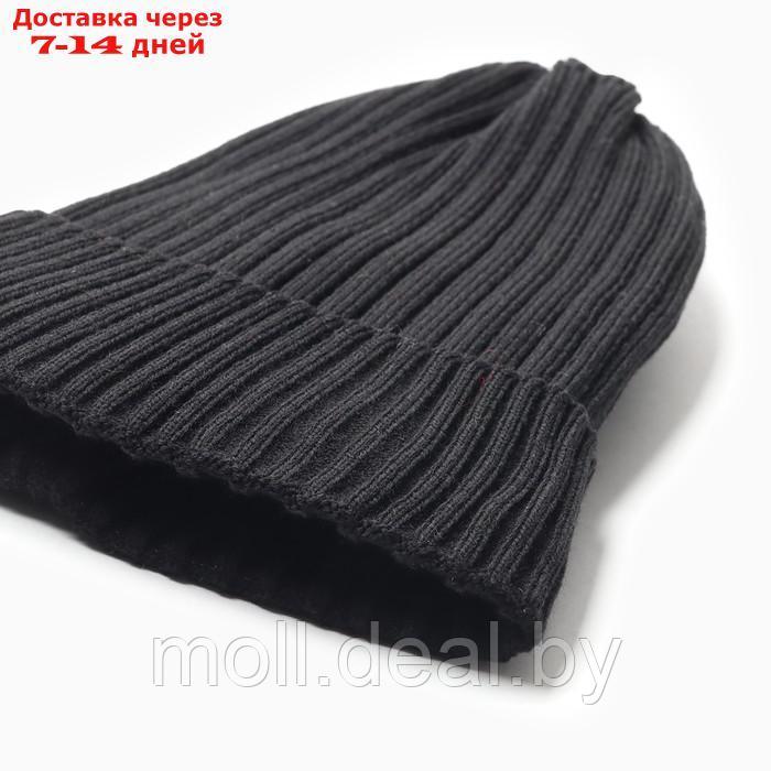 Комплект детский (шапка, снуд), цвет черный, размер 48-52 - фото 2 - id-p219014972