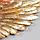 Сувенир полистоун настенный декор "Золотые крылья" набор 2 шт  размер крыла 18х41х6 см, фото 2
