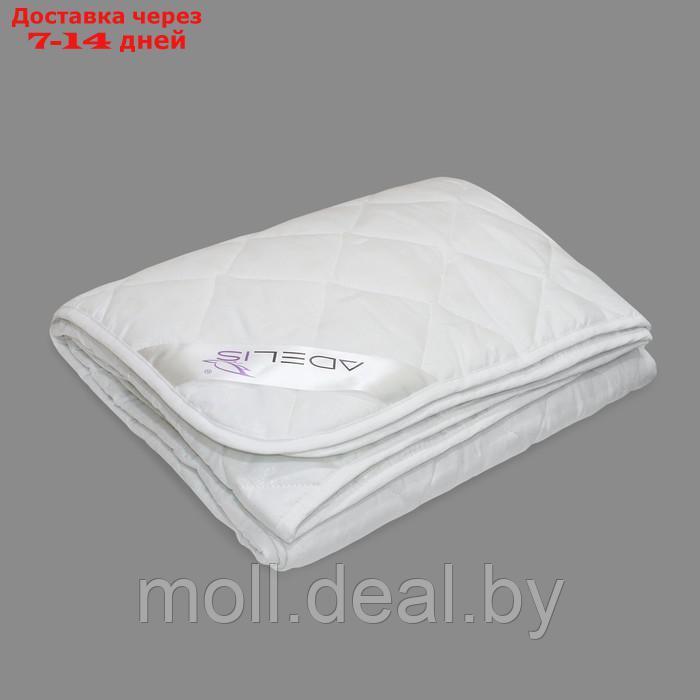 Одеяло Лебяжий пух облегченое 140х205см, полиэфирное волокно 100%, 200гр, тик - фото 1 - id-p218953361
