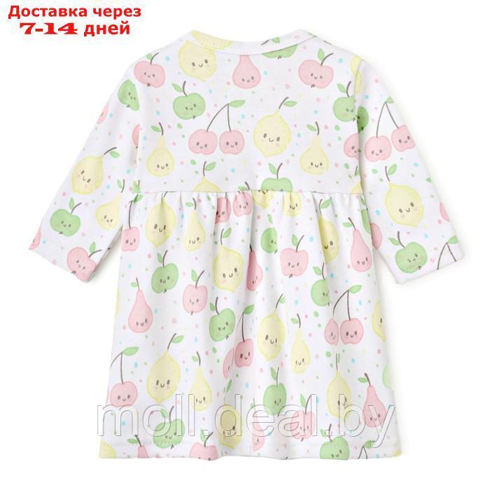 Платье Bloom Baby Фрукты с дл. рукавом, р. 62 см, молочный - фото 6 - id-p219015024