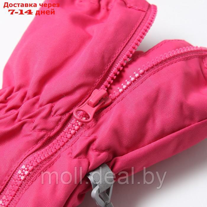 Рукавицы детские, цвет ярко-розовый, размер 10 (1-2 года) - фото 5 - id-p219015045