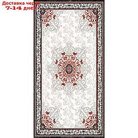 Овальный ковёр DIlber 3052, 200 х 500 см, цвет kemik/gri