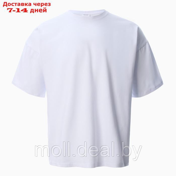Футболка мужская MINAKU: Exclusive print, цвет белый, размер 48 - фото 1 - id-p219013176
