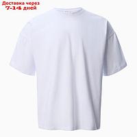Футболка мужская MINAKU: Exclusive print, цвет белый, размер 52