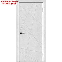 Дверное полотно GEO-1, 900 × 2000 мм, глухое, цвет бетон снежный