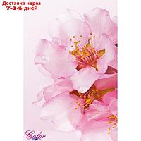 Панно "Розовый цветок" К-202 (2 полотна), 200x300 см