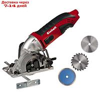 Мини-пила дисковая Einhell TC-CS 860 Kit, 450 Вт, 6000 об/мин, пропил 23 мм