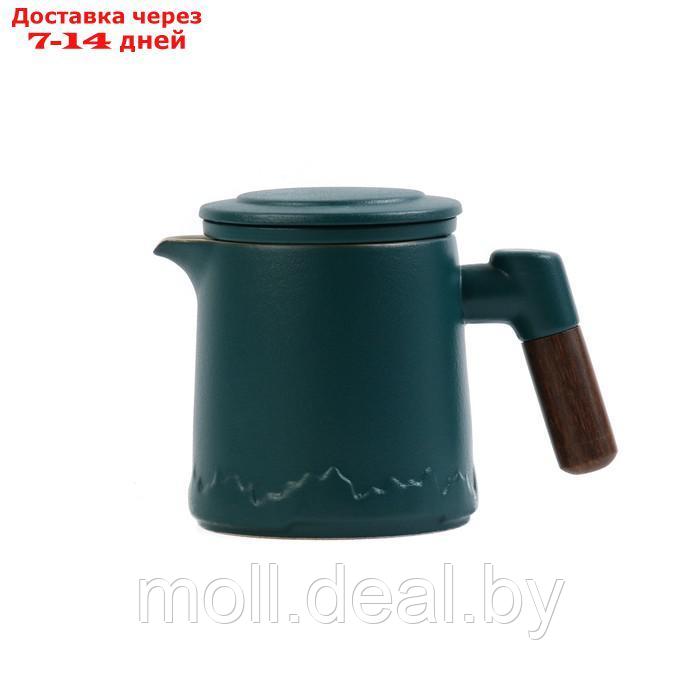Набор для чайной церемонии 5 предметов на 4 персоны: чашка 45 мл, чайник 400 мл - фото 3 - id-p219013318