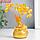 Сувенир бонсай "Денежное дерево с янтарём в золотом мешке" 36 камней МИКС 11,5х4,5х4,5 см, фото 3