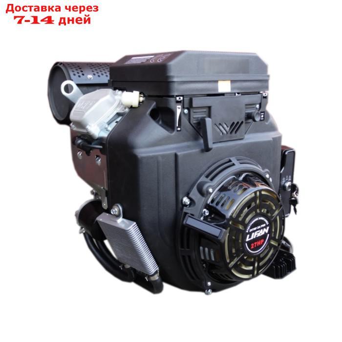 Двигатель LIFAN 2V78F-2А PRO, бензиновый, 4Т, 16.5 кВт/27 л.с., катушка 20 А, d=25 мм - фото 3 - id-p218978989