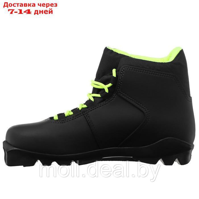 Ботинки лыжные Winter Star comfort, SNS, р. 38, цвет чёрный, лого лайм/неон - фото 3 - id-p219013405