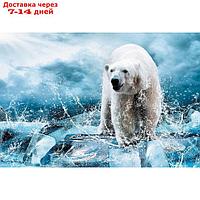 Фотообои "Медведь во льдах" M 406 (4 полотна), 400х270 см