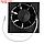 Вентилятор вытяжной "КосмоВент" В125ВК, d=125 мм, 12 Вт, 40 дБ, 188 м³/ч, с выключ., черный, фото 3