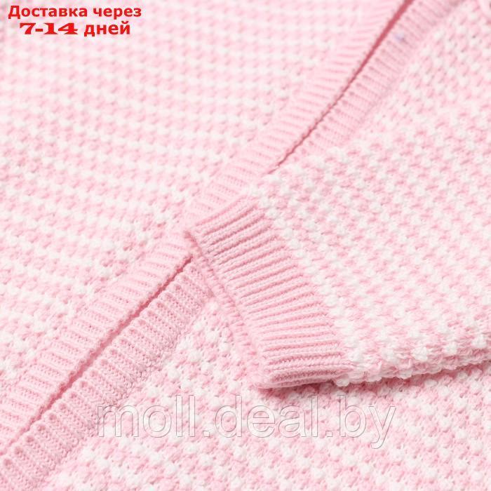 Комплект детский (джемпер,брюки), цвет розовый/белый, рост 92 см - фото 6 - id-p219011494