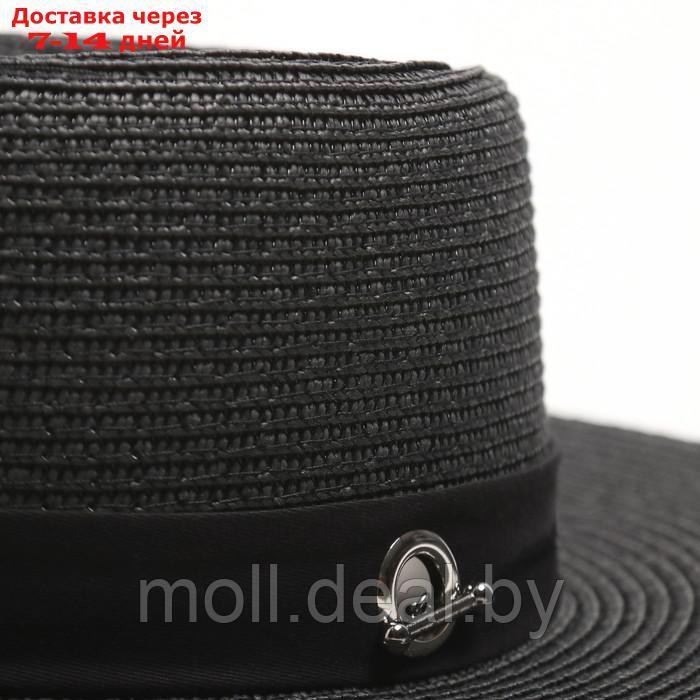Шляпа с бусинами MINAKU цвет черный, р-р 56-58 - фото 3 - id-p218976870