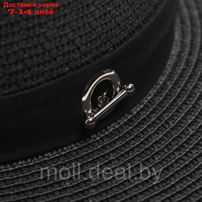 Шляпа с бусинами MINAKU цвет черный, р-р 56-58 - фото 4 - id-p218976870
