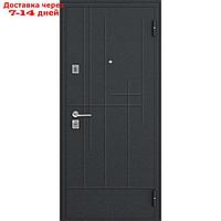 Дверь металлическая SalvaDoor 5, 2050 × 960 мм, правая, цвет чёрный шёлк