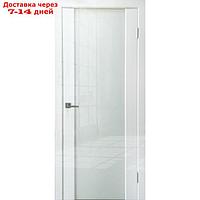 Дверное полотно Diana, 2000 × 700 мм, стекло белый триплекс, цвет белый глянец