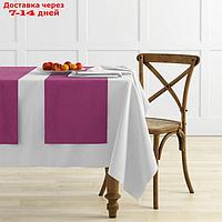 Комплект дорожек на стол "Ибица", размер 43 х 140 см - 4 шт, цвет фиолетовый