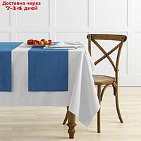 Комплект дорожек на стол "Ибица", размер 43 х 140 см - 4 шт, цвет синий