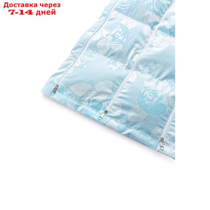 Одеяло на молнии, размер 140 × 195 см, тик, голубой - фото 4 - id-p218961906