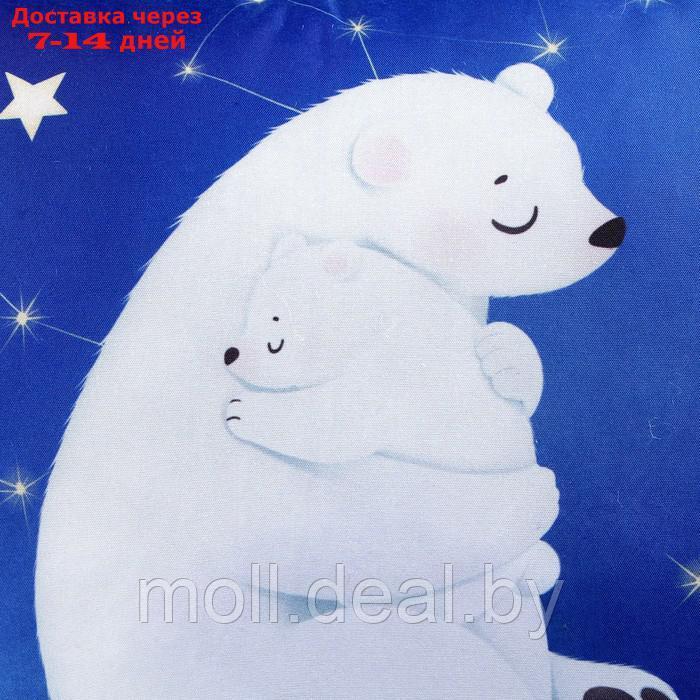 Подушка квадратная "Медведица и малыш" - фото 4 - id-p219014577