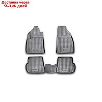 Коврики в салон FORD Fusion 09/2002-2016, Fiesta 2002-2008, 4 шт. (полиуретан)