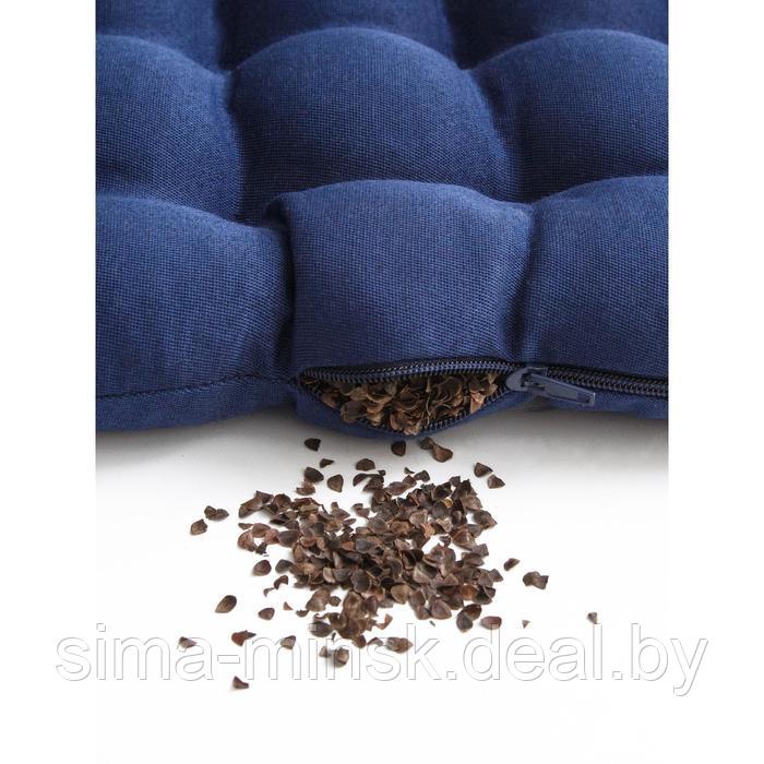 Подушка на сиденье, размер 40х40 см, цвет синий - фото 5 - id-p219025958