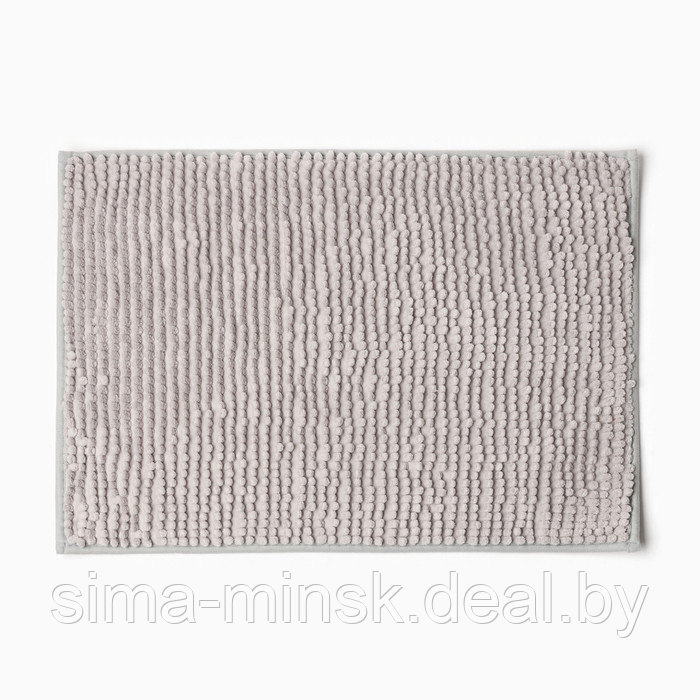 Набор ковриков для ванной Этель Букли цвет серый 2 шт, 38х58 см, 48х38 см - фото 1 - id-p219026055