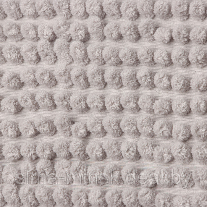 Набор ковриков для ванной Этель Букли цвет серый 2 шт, 38х58 см, 48х38 см - фото 5 - id-p219026055
